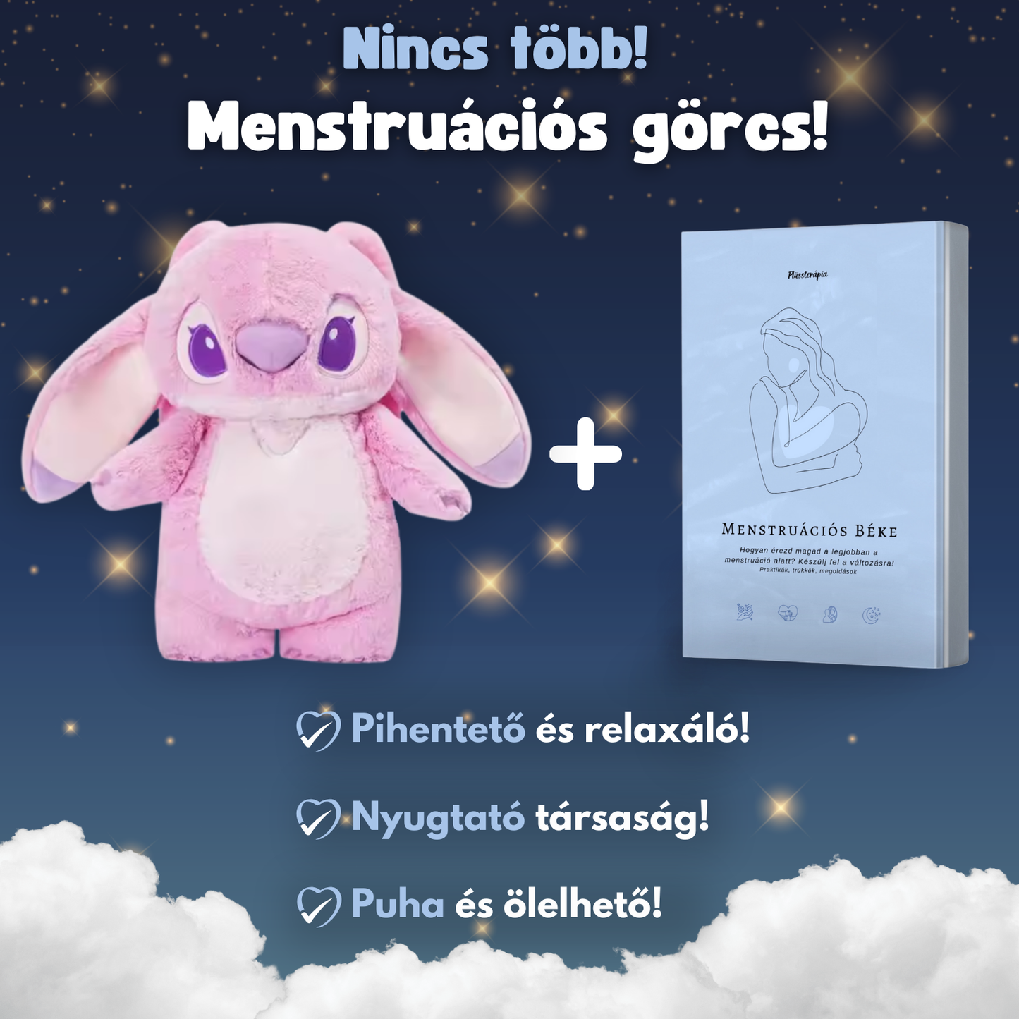 Hőterápiás Stitch plüss