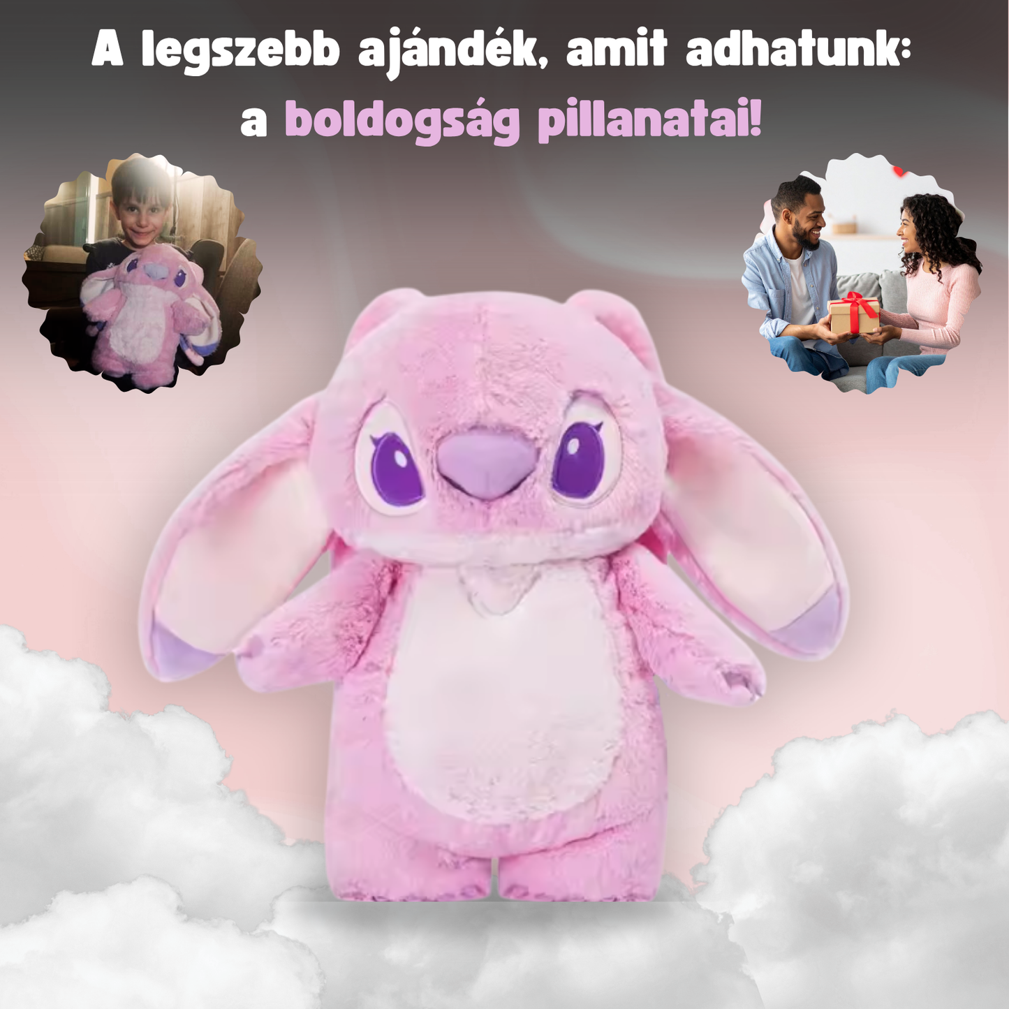 Hőterápiás Angel plüss