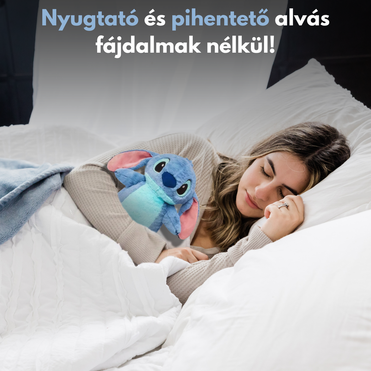 Hőterápiás Stitch plüss